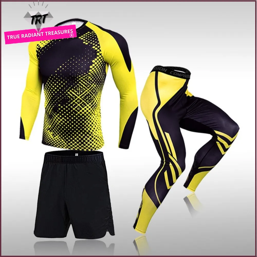 3 Pcs Men's Workout Sports Set