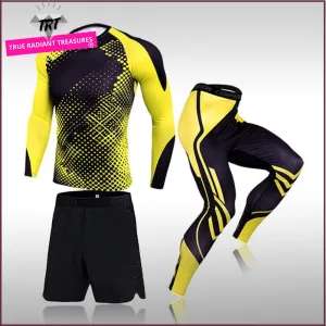 3 Pcs Men's Workout Sports Set