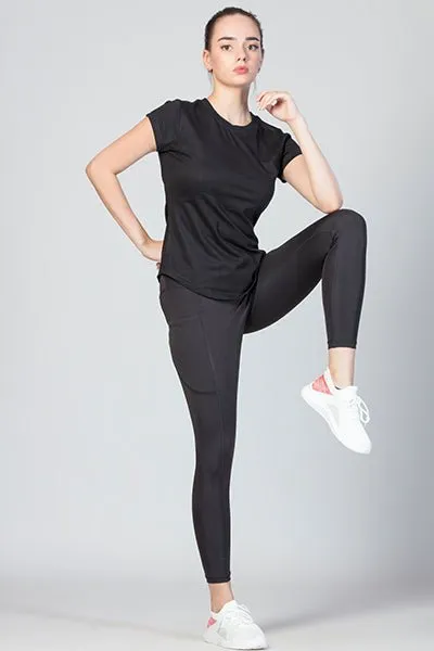 Active Short Sleeves T-shirt with Ultimate Leggings