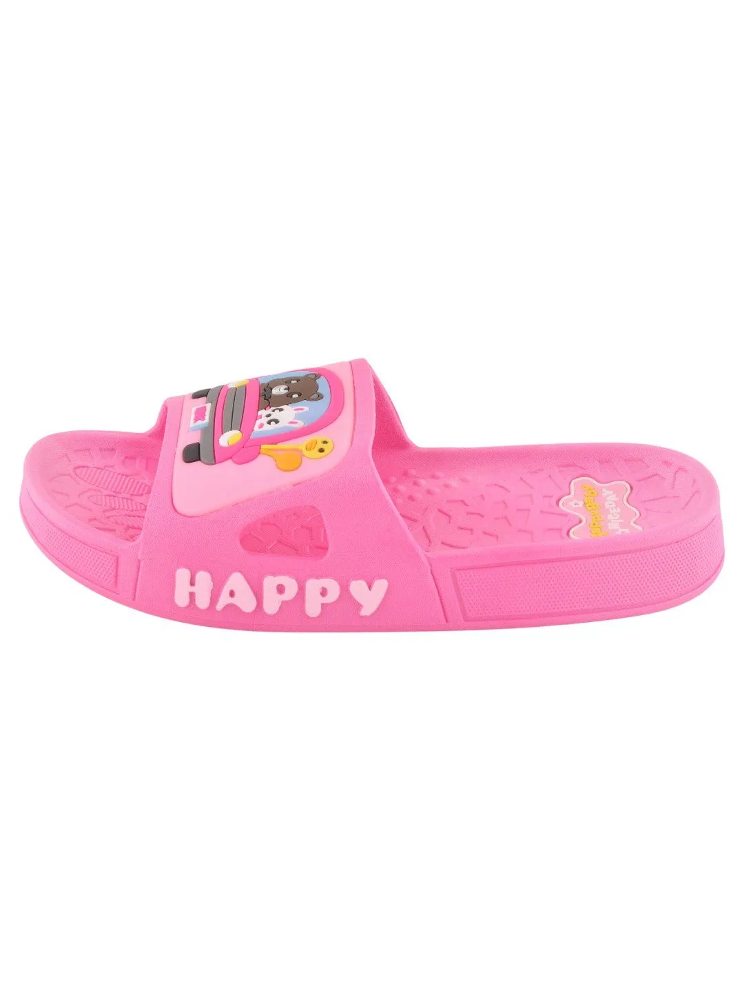 Adventure Bunny and Bear Car Design Slides for Girls - Fuchsia