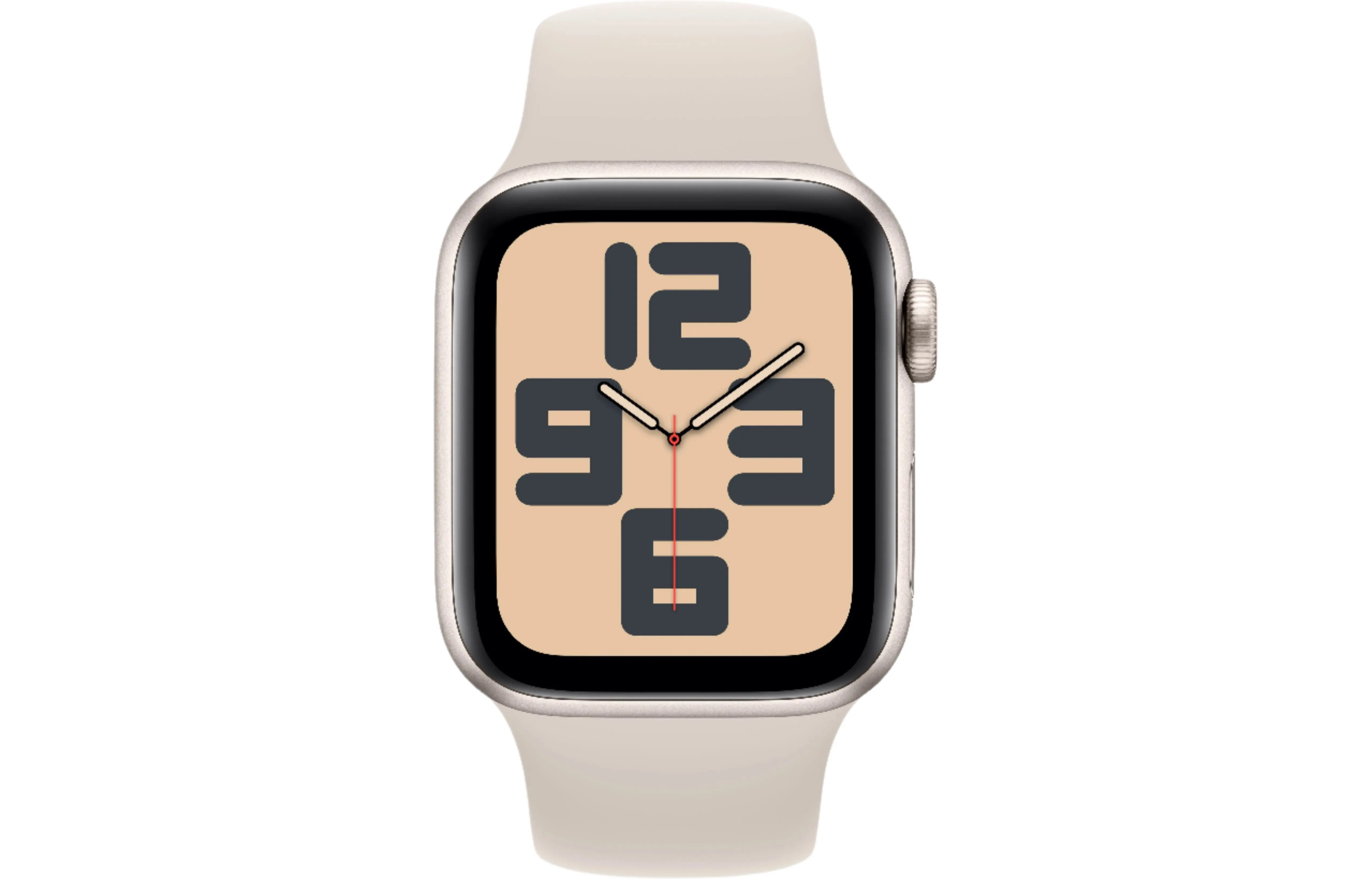 Apple Watch SE 2 GPS, 40mm Starlight Aluminium Case with Starlight Sport Band - Very Good