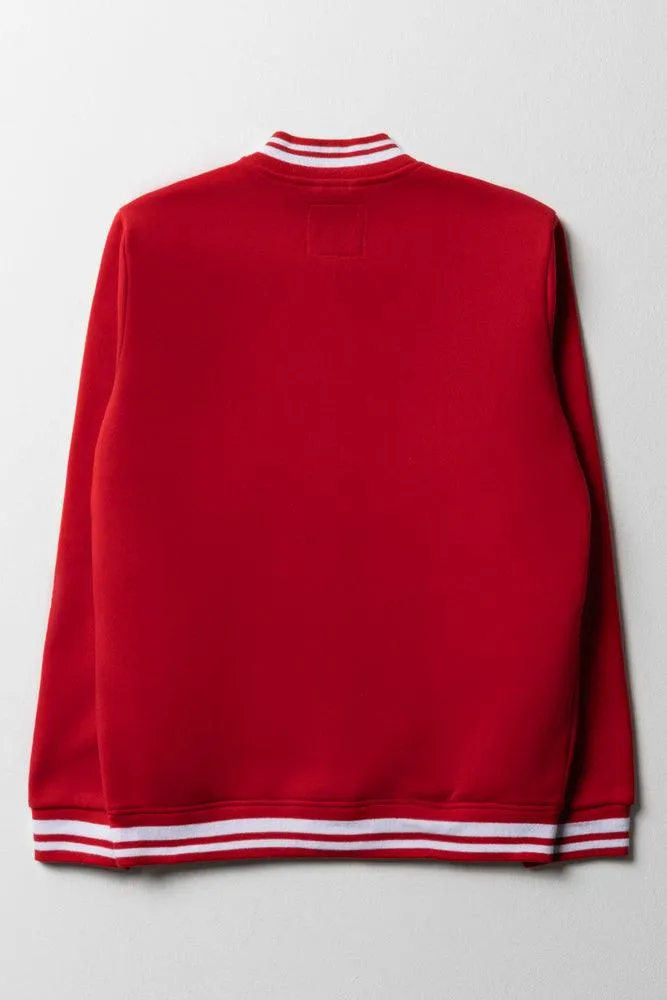Baseball Jacket Red