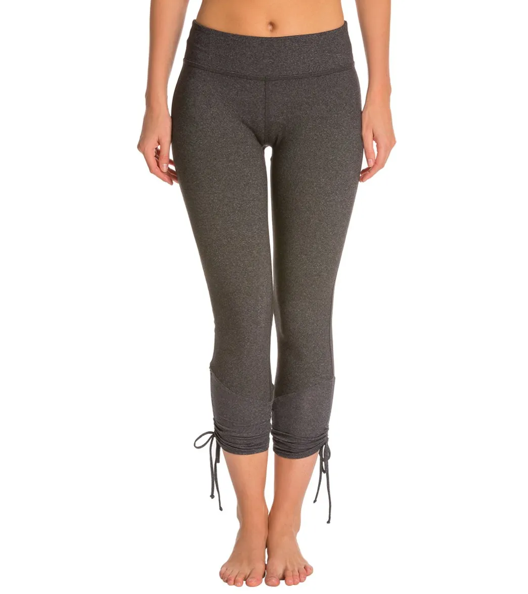 Beyond Yoga Ethereal Shirred Ankle-Tie Legging