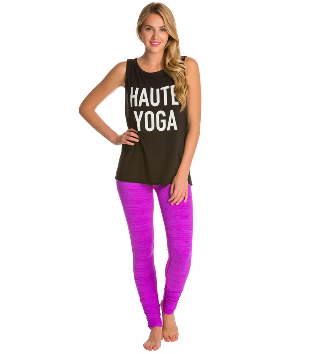 Beyond Yoga EXCLUSIVE! Gathered Long Yoga Leggings