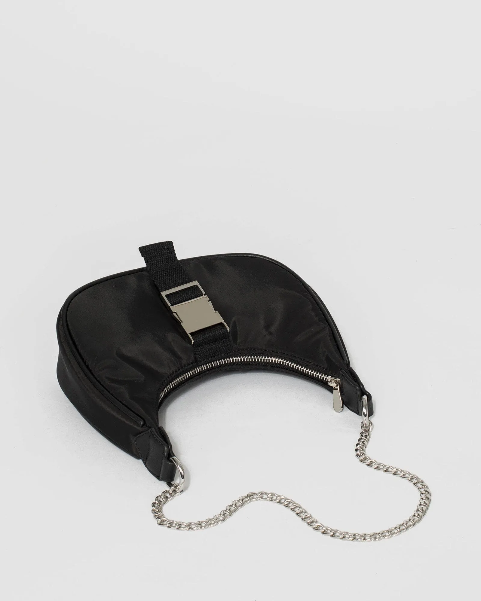 Black Ariarne Chain Shoulder Bag