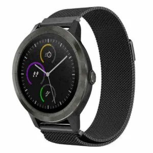 Black Metal Garmin Venu Strap