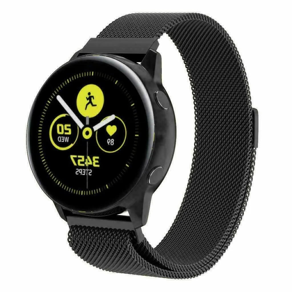 Black Metal Garmin Venu Strap