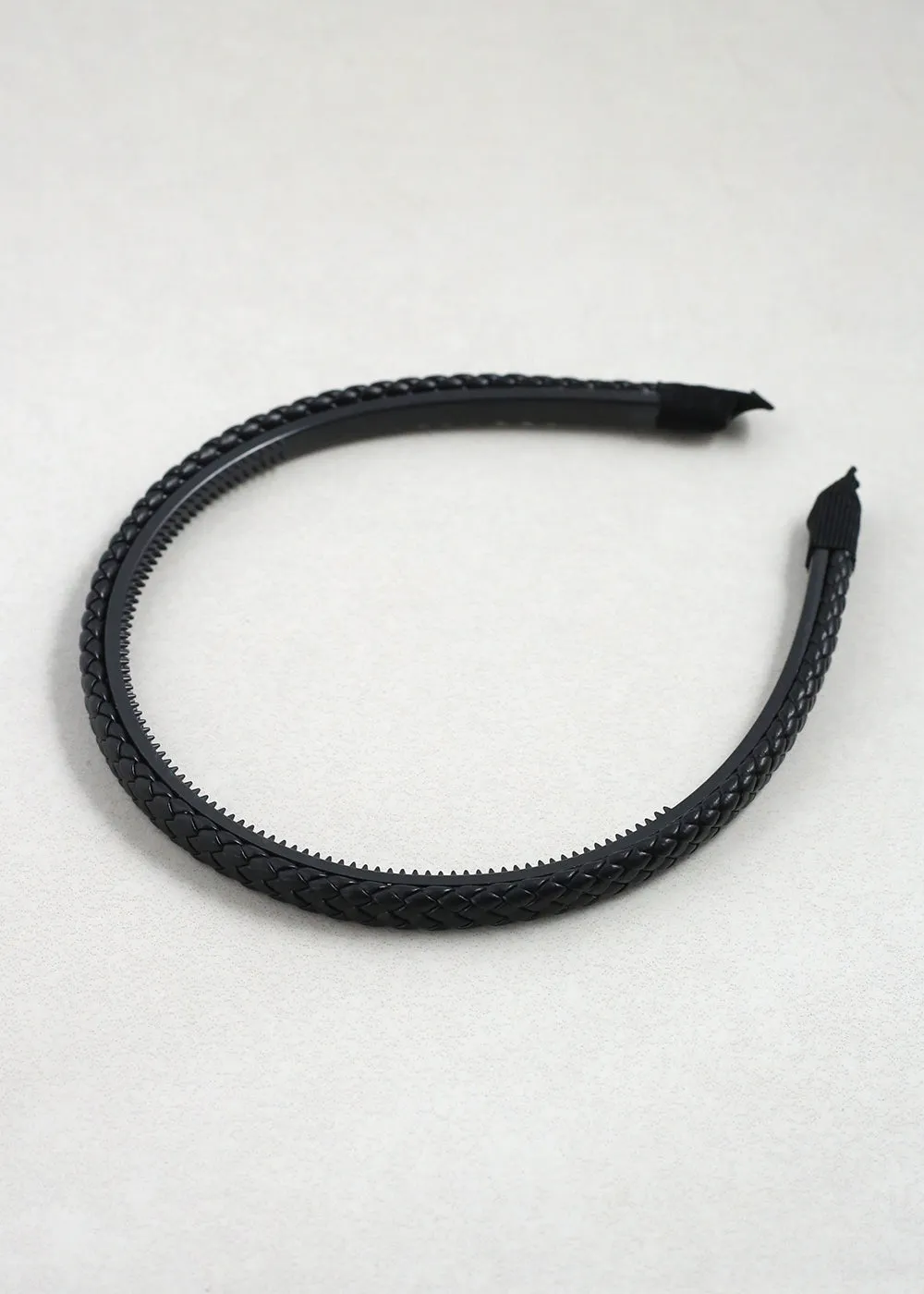 Braided Faux Leather Headbands