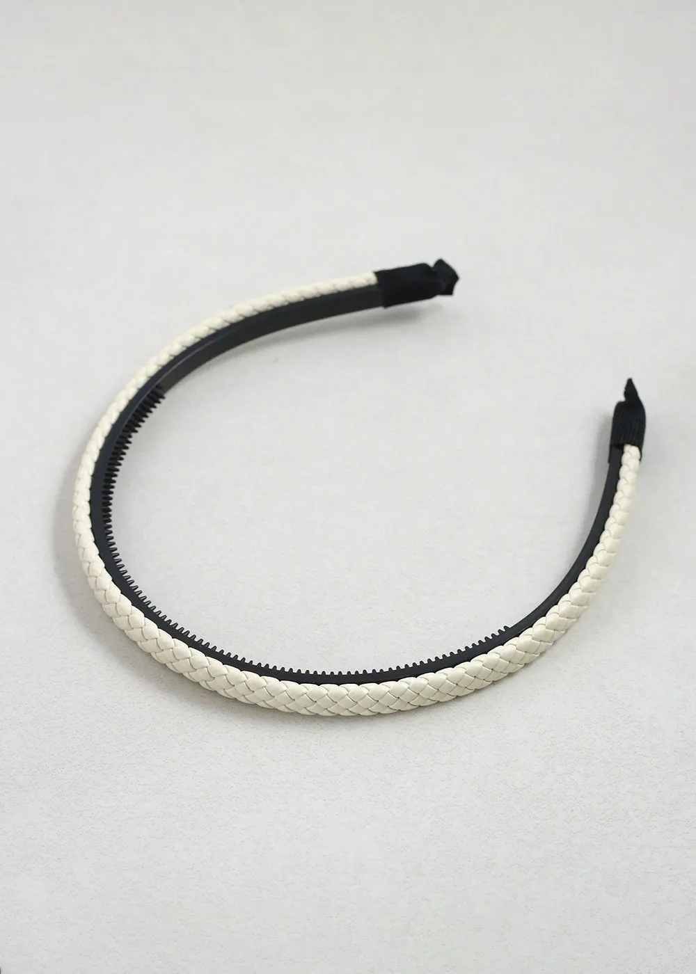 Braided Faux Leather Headbands