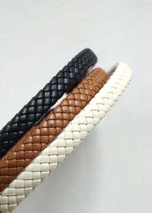 Braided Faux Leather Headbands