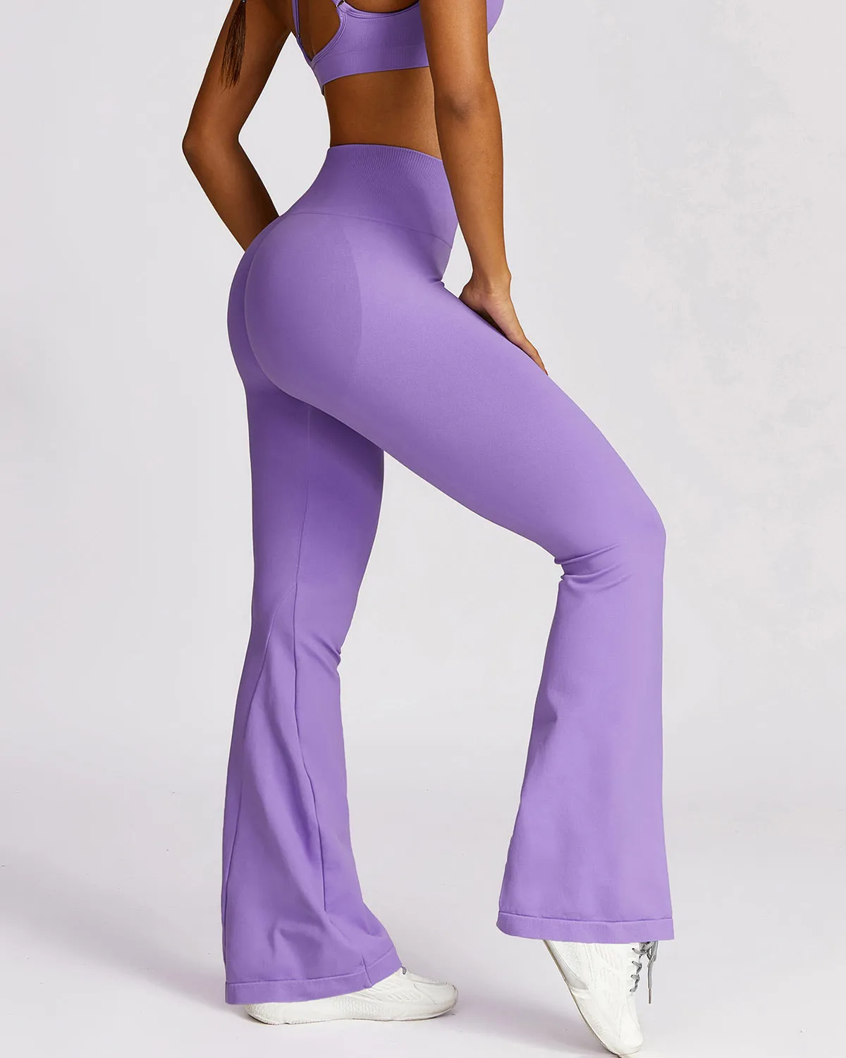 Cecilia Scrunch Leggings - Purple