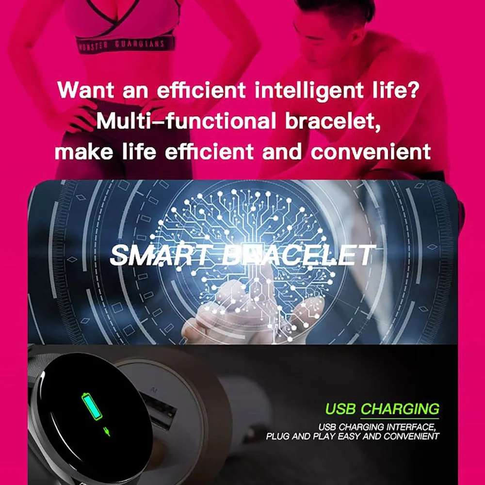 D18 FD68S Smartwatch Fitness Tracker Watches Smart Watch Men Women Blood pressure Step Stopwatch for IOS Android Smart Bracelet