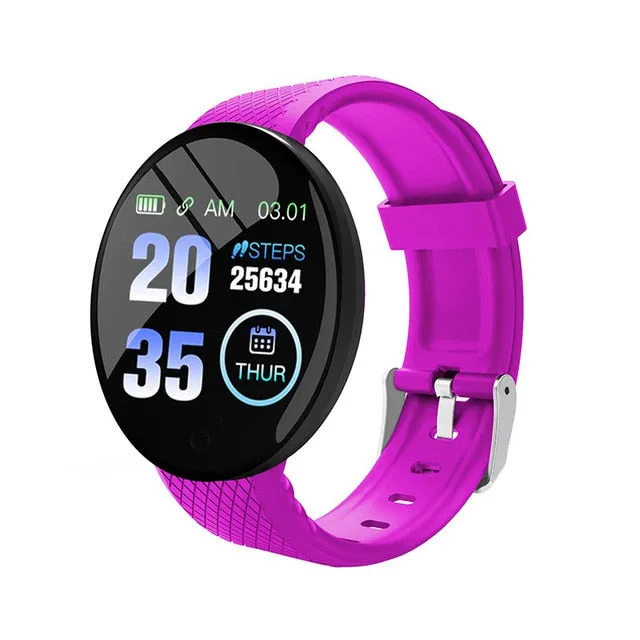 D18 FD68S Smartwatch Fitness Tracker Watches Smart Watch Men Women Blood pressure Step Stopwatch for IOS Android Smart Bracelet