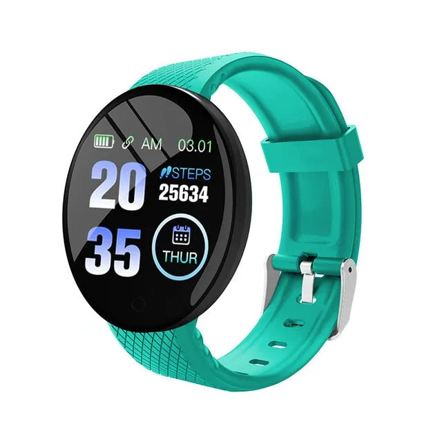 D18 FD68S Smartwatch Fitness Tracker Watches Smart Watch Men Women Blood pressure Step Stopwatch for IOS Android Smart Bracelet