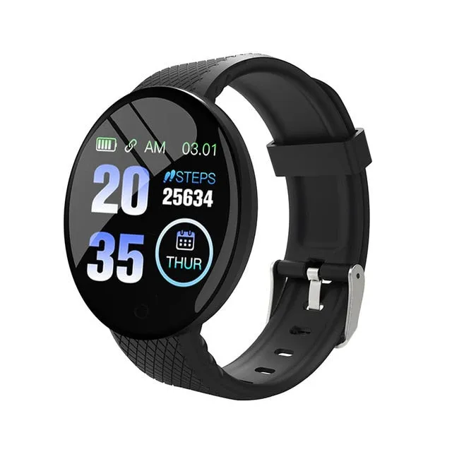D18 FD68S Smartwatch Fitness Tracker Watches Smart Watch Men Women Blood pressure Step Stopwatch for IOS Android Smart Bracelet