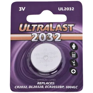 DANTONA INDUSTRIES UL2032 REPLACEMENT KEYLESS ENTRY REMOTE BATTERY