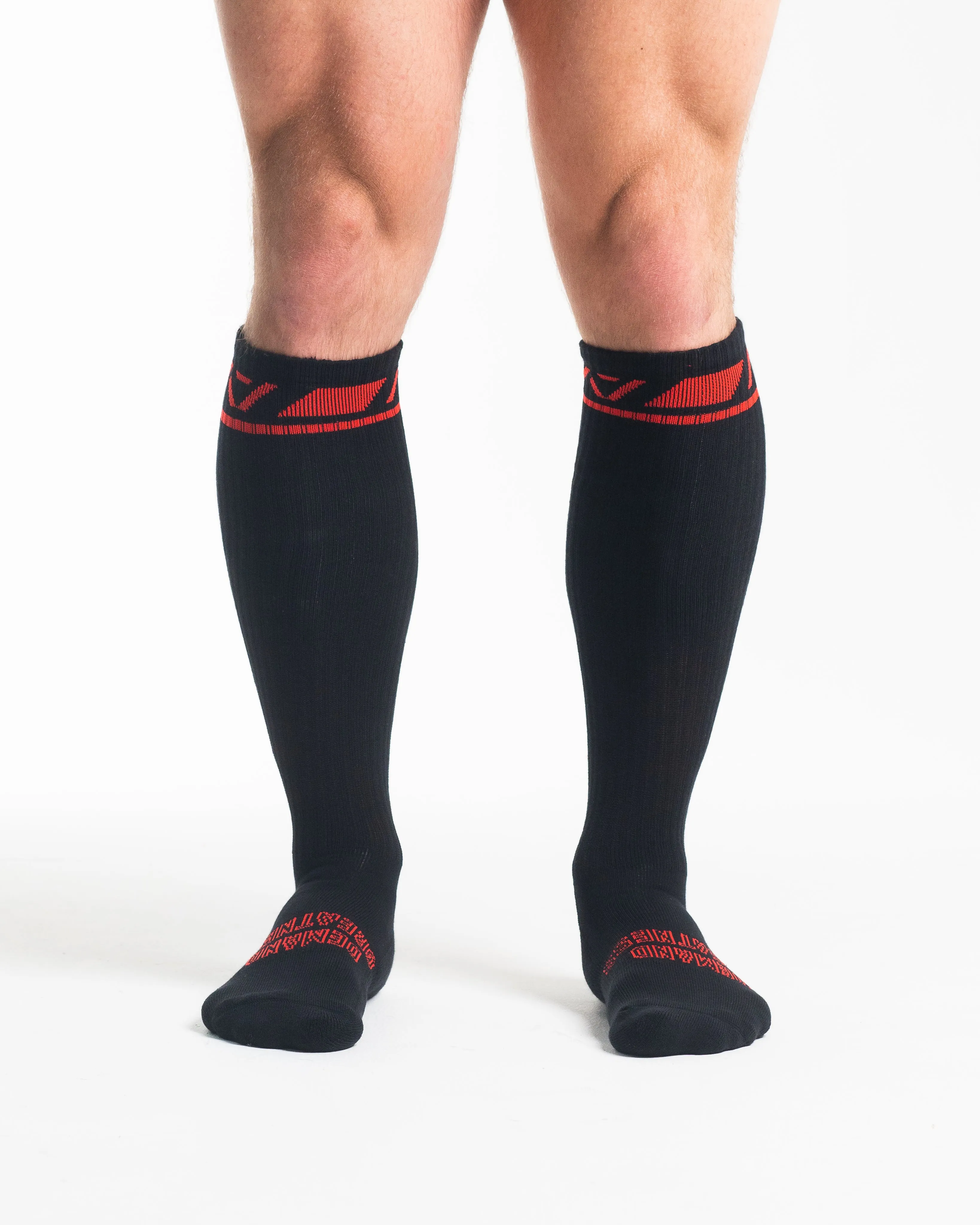 Deadlift Socks - Red Dawn