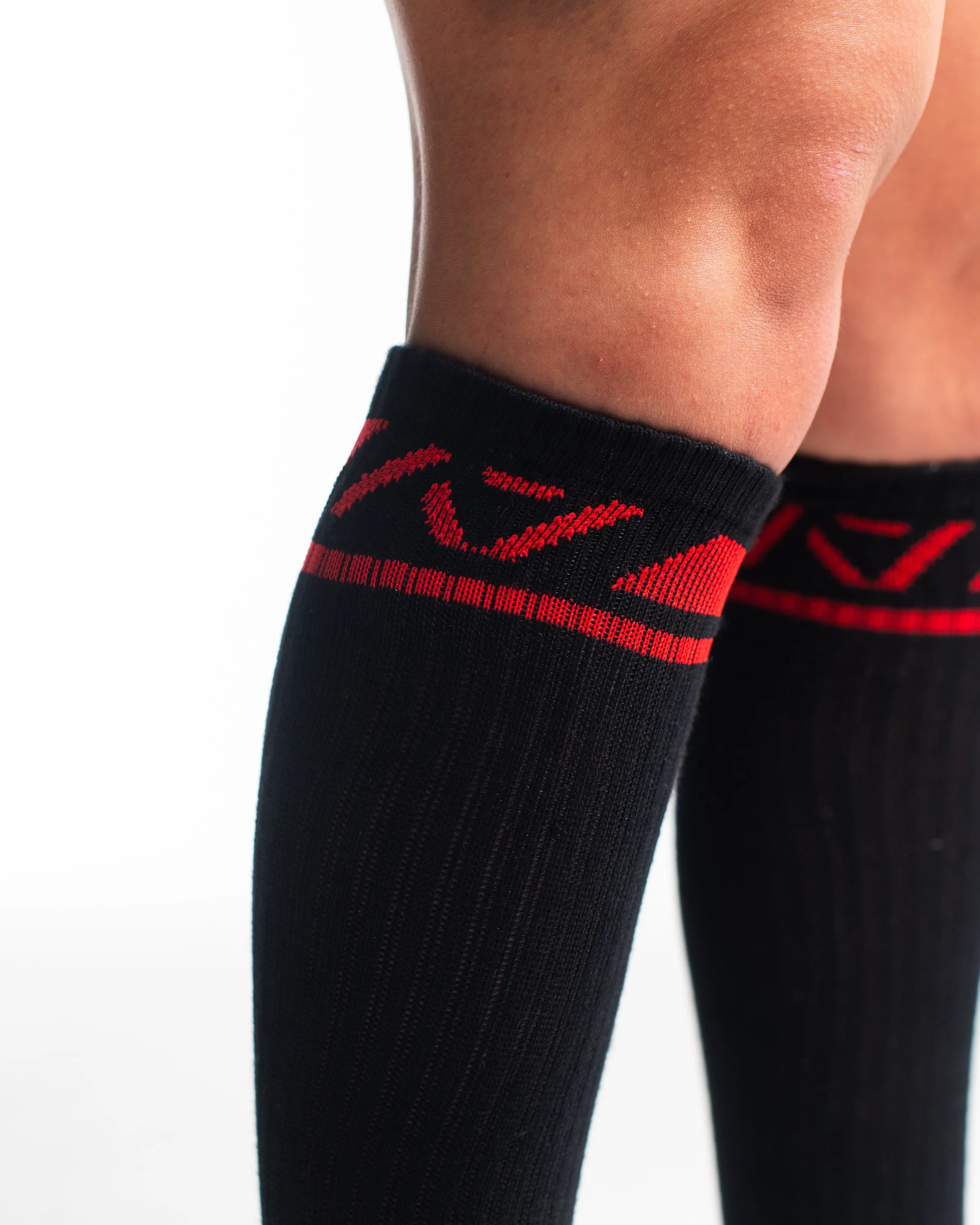 Deadlift Socks - Red Dawn