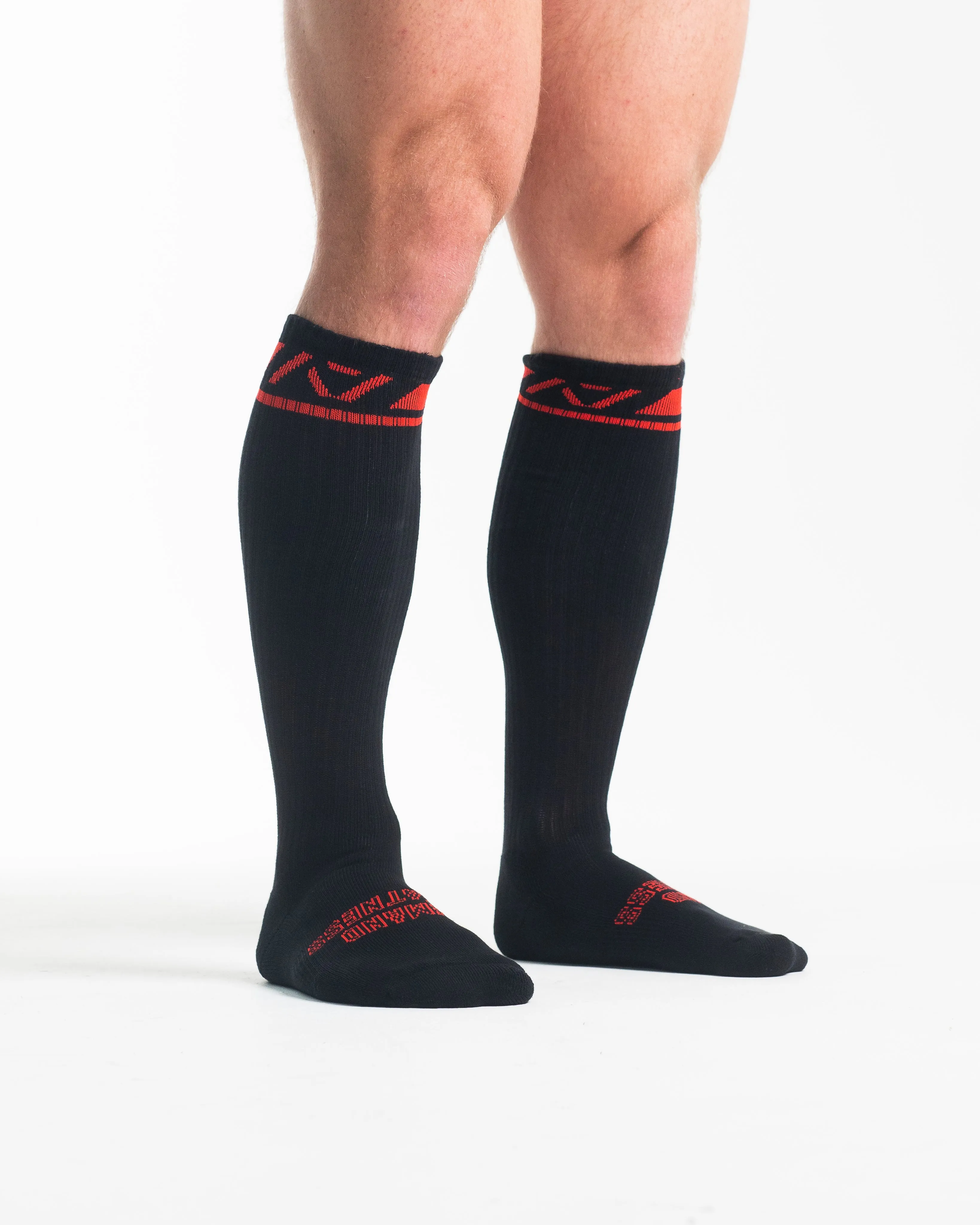 Deadlift Socks - Red Dawn