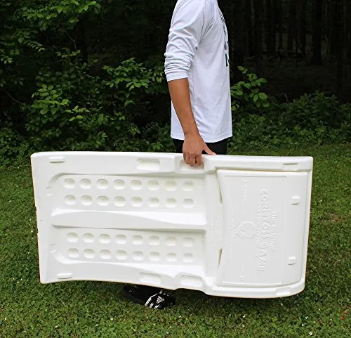Driveway Games All Weather Cornhole Set. Regulation Corn Toss Boards & Bean Bags. Family Outdoor Lawn Yard Game, White