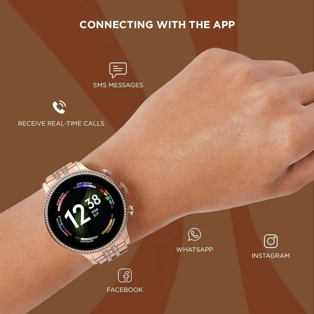GEN 9 Women's Smartwatch with HD Display, Fitness Tracker (Rose Gold)