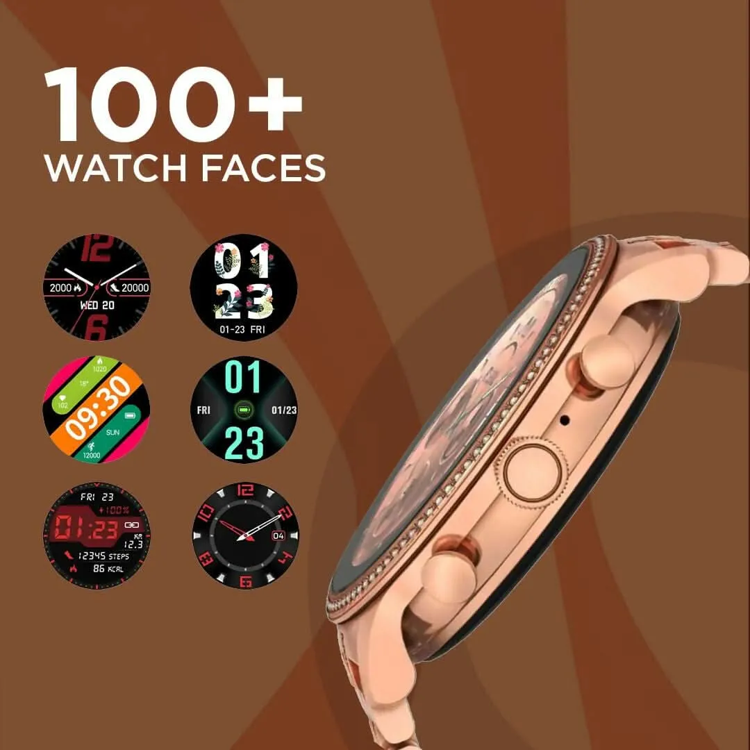 GEN 9 Women's Smartwatch with HD Display, Fitness Tracker (Rose Gold)
