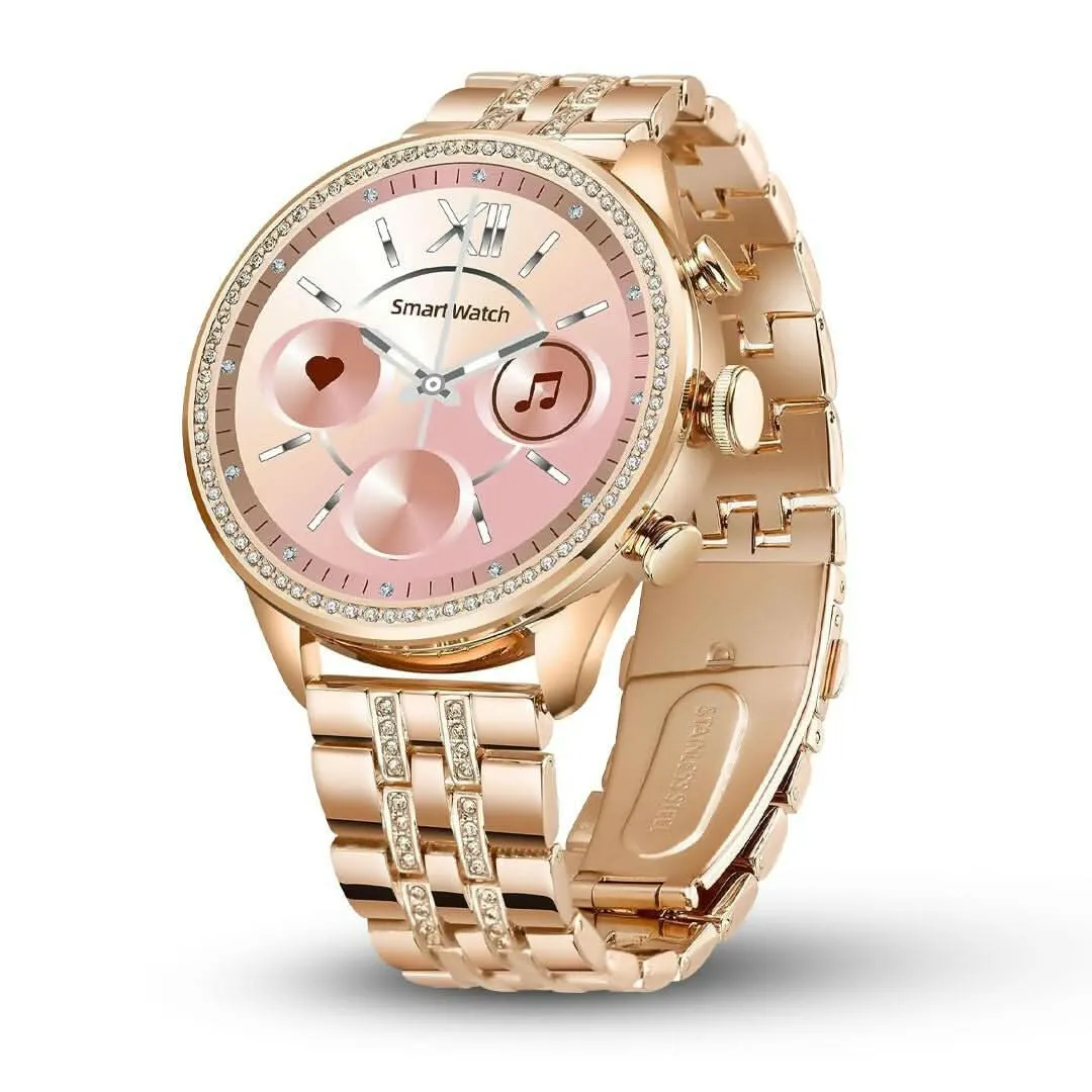 GEN 9 Women's Smartwatch with HD Display, Fitness Tracker (Rose Gold)