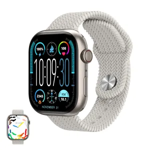 HK9 PRO  SERIES 9 AMOLED SCREEN AI WATCH FACE SMART WATCH WITH Wearfit Pro APP White