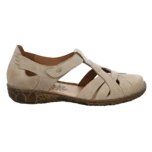 Josef Seibel Women's Rosalie 29 Leather Closed Toe Sandals Creme