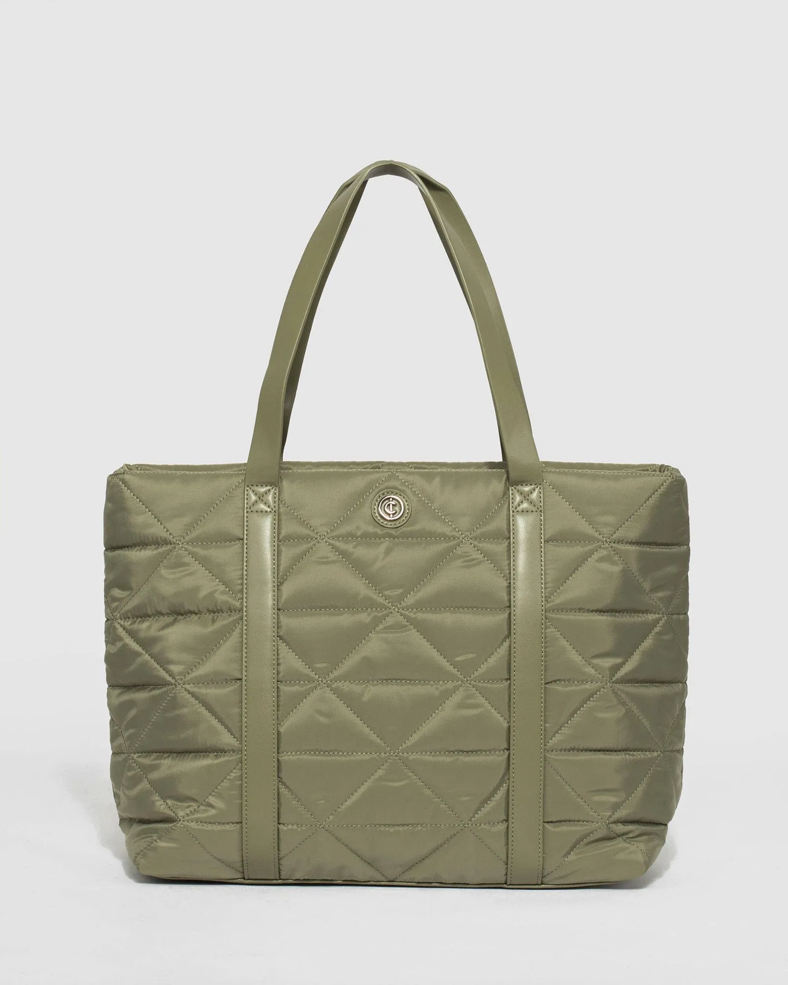 Khaki Billie Sport Tote Bag