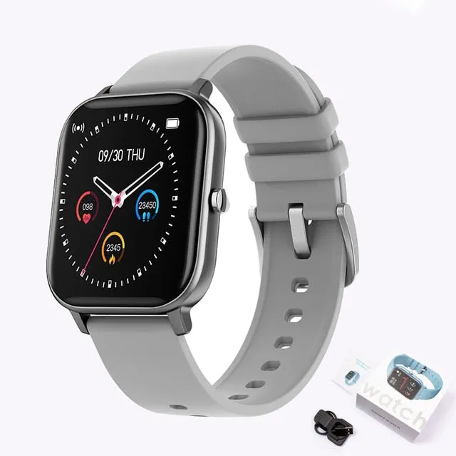 LIGE New P8 1.4 inch Full Touch Women Digital Watches Waterproof Sports For xiaomi iPhone Multifunctional  Electronic Watch Men