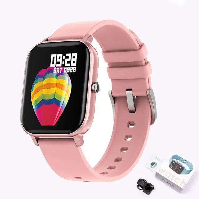 LIGE New P8 1.4 inch Full Touch Women Digital Watches Waterproof Sports For xiaomi iPhone Multifunctional  Electronic Watch Men