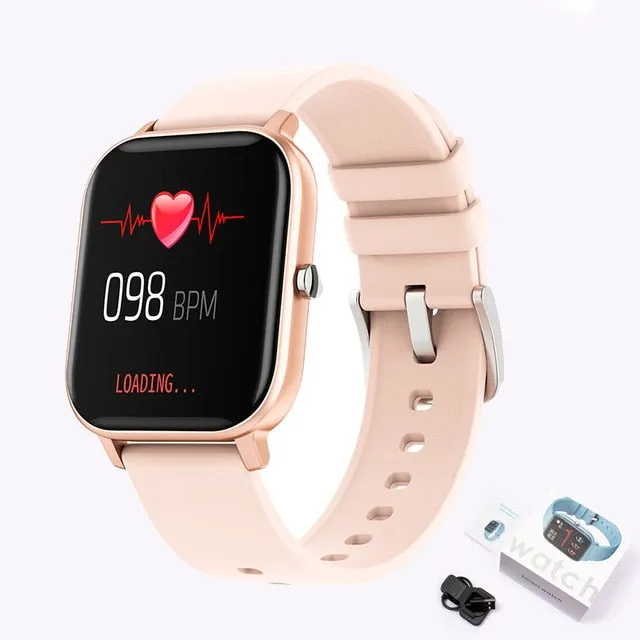 LIGE New P8 1.4 inch Full Touch Women Digital Watches Waterproof Sports For xiaomi iPhone Multifunctional  Electronic Watch Men