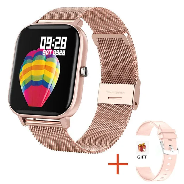 LIGE New P8 1.4 inch Full Touch Women Digital Watches Waterproof Sports For xiaomi iPhone Multifunctional  Electronic Watch Men