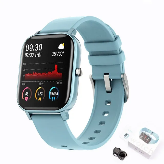 LIGE New P8 1.4 inch Full Touch Women Digital Watches Waterproof Sports For xiaomi iPhone Multifunctional  Electronic Watch Men