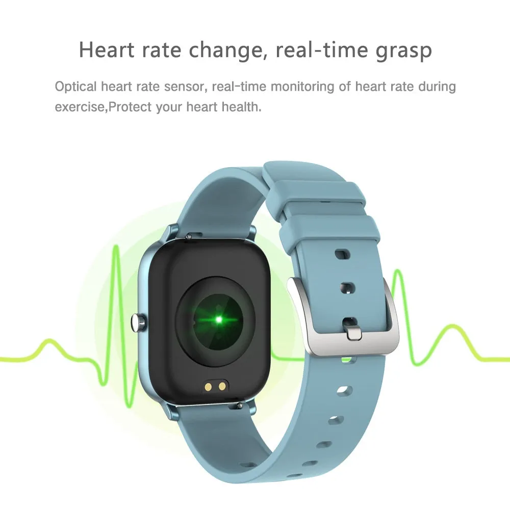 LIGE New P8 1.4 inch Full Touch Women Digital Watches Waterproof Sports For xiaomi iPhone Multifunctional  Electronic Watch Men