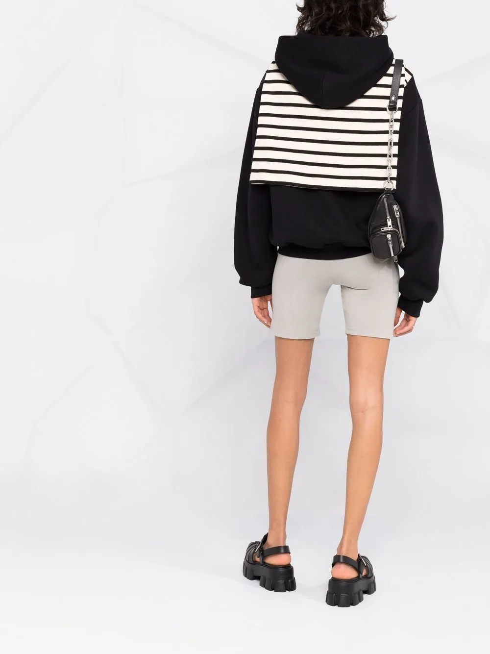 logo-print stretch shorts