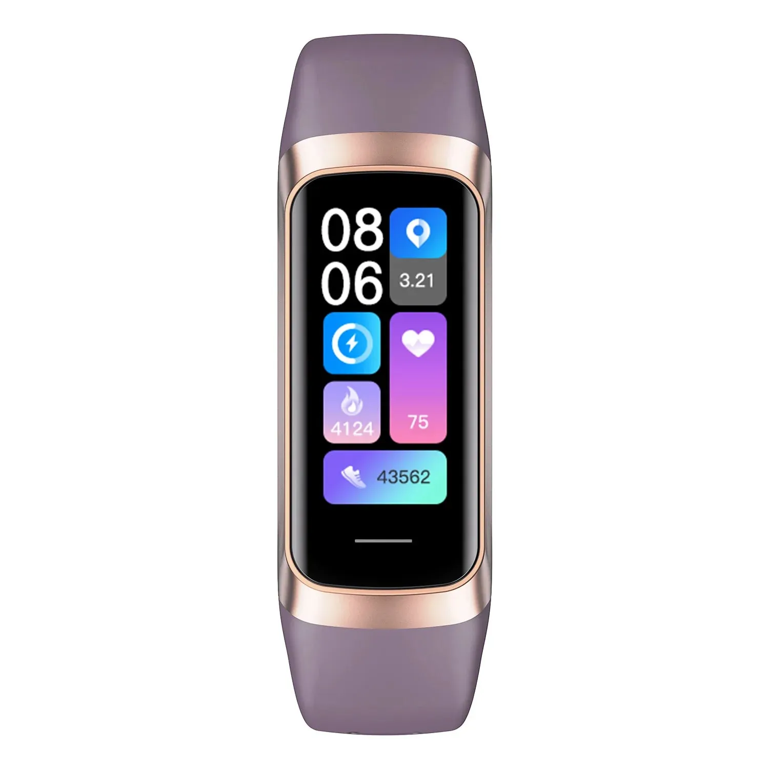 Men Women Waterproof Fitness Tracker Slim Smart Watch