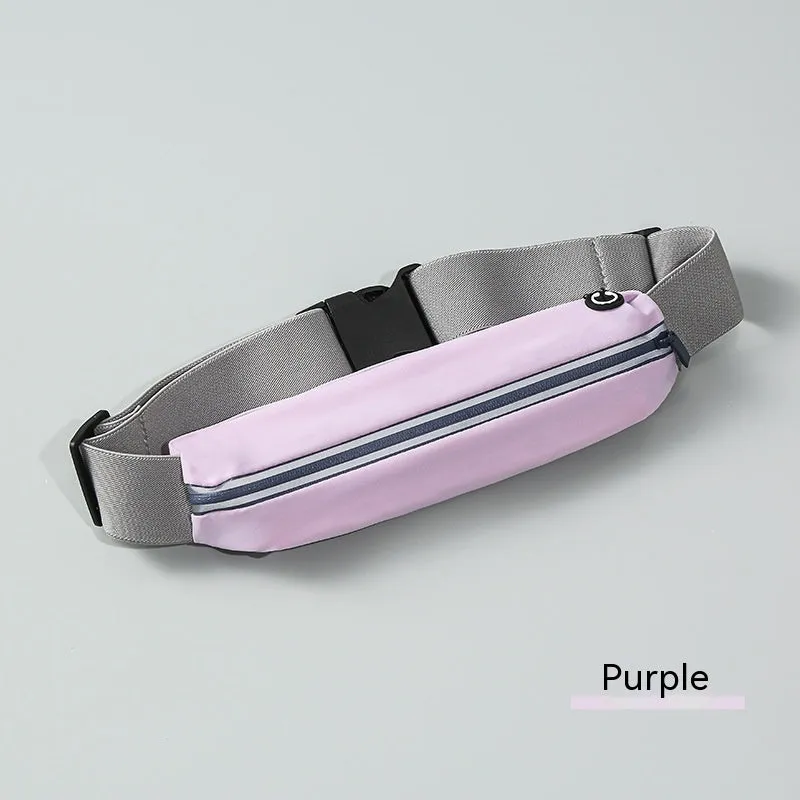 Men's And Women's Outdoor Sports Waist Bag Gym Bag Waterproof Storage Bag Sports Bag Invisible Ultra-thin Mini Small Waist Bag
