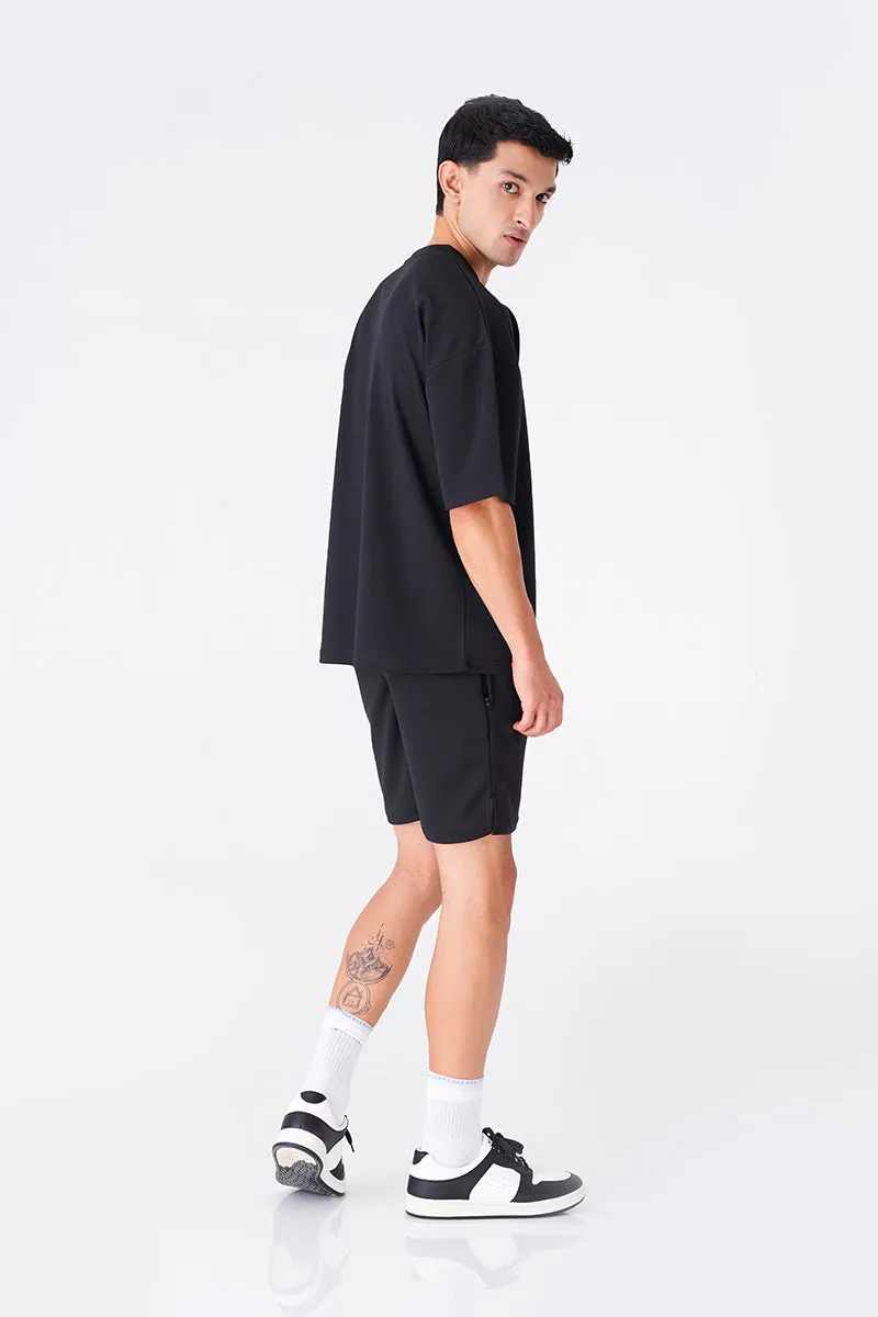 Men's Black Performance Gymwear Tee