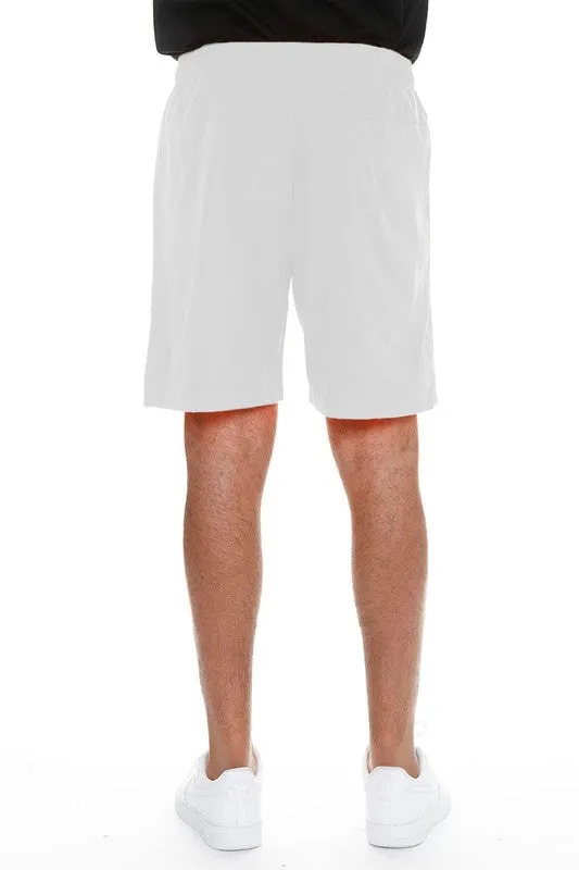 Men's Green Active Sports Performance Running Shorts