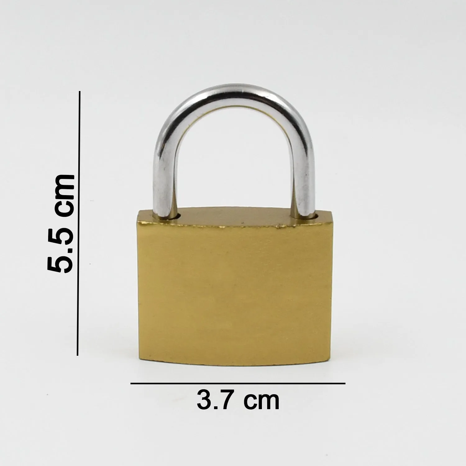 Multipurpose Solid 3 Keys Padlock, 38mm, 1 Pc