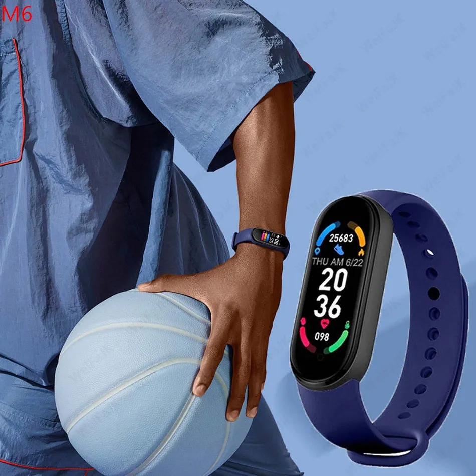 New M6 Smart Watch Men Women Fitness Sports Smart Band Fitpro Version Bluetooth Music Heart Rate Take Pictures Smartwatch