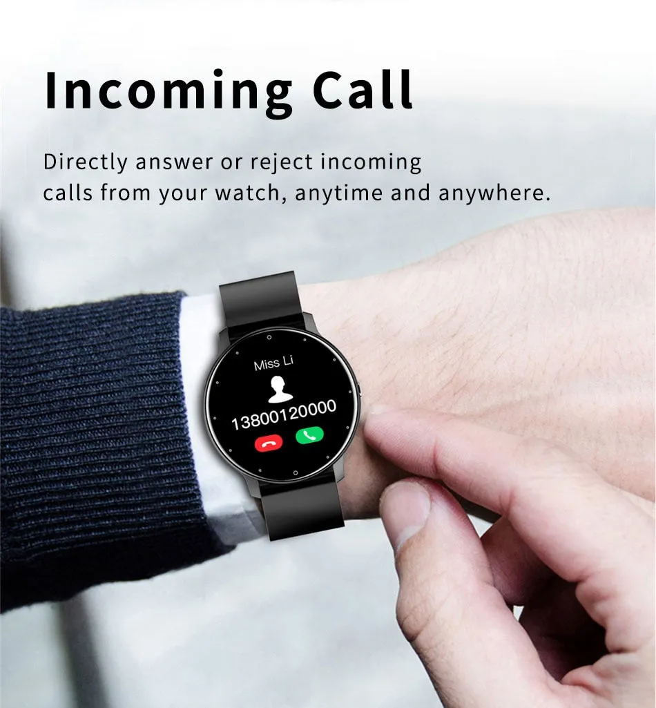 New Smart Watch Men Full Touch Fitness Tracker IP67 waterproof Sports Fitness Watch Ladies Smartwatch for Xiaomi phones Box