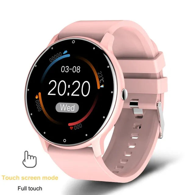 New Smart Watch Men Full Touch Fitness Tracker IP67 waterproof Sports Fitness Watch Ladies Smartwatch for Xiaomi phones Box