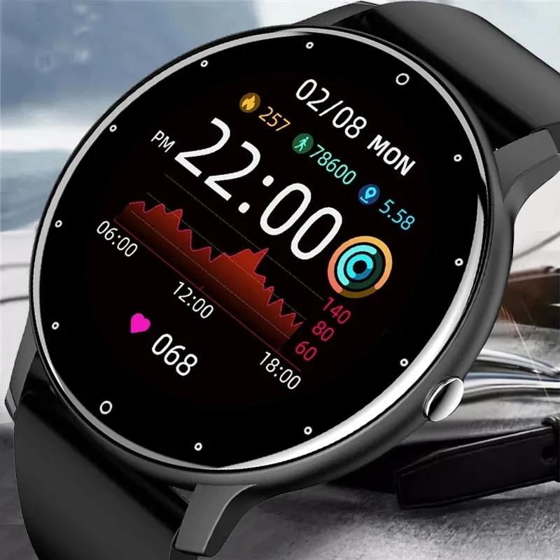 New Smart Watch Men Full Touch Fitness Tracker IP67 waterproof Sports Fitness Watch Ladies Smartwatch for Xiaomi phones Box