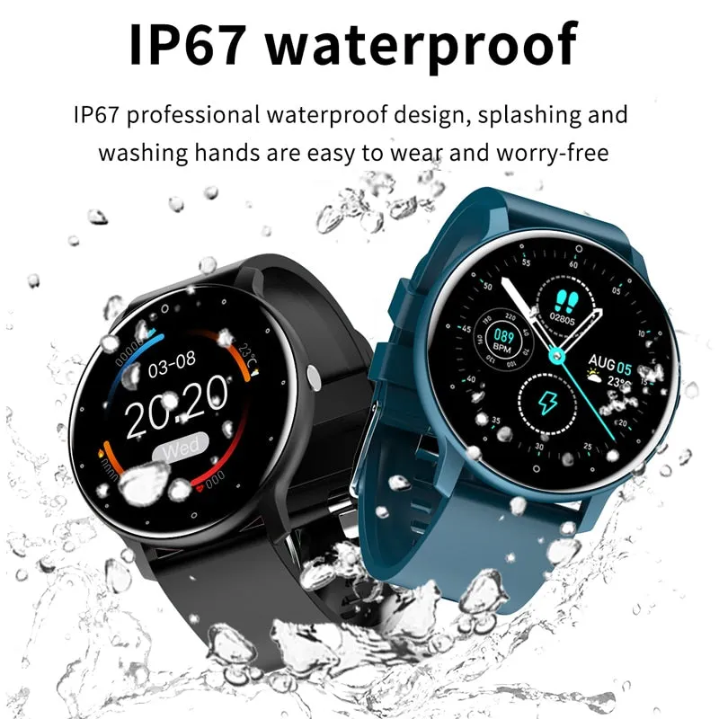New Smart Watch Men Full Touch Fitness Tracker IP67 waterproof Sports Fitness Watch Ladies Smartwatch for Xiaomi phones Box