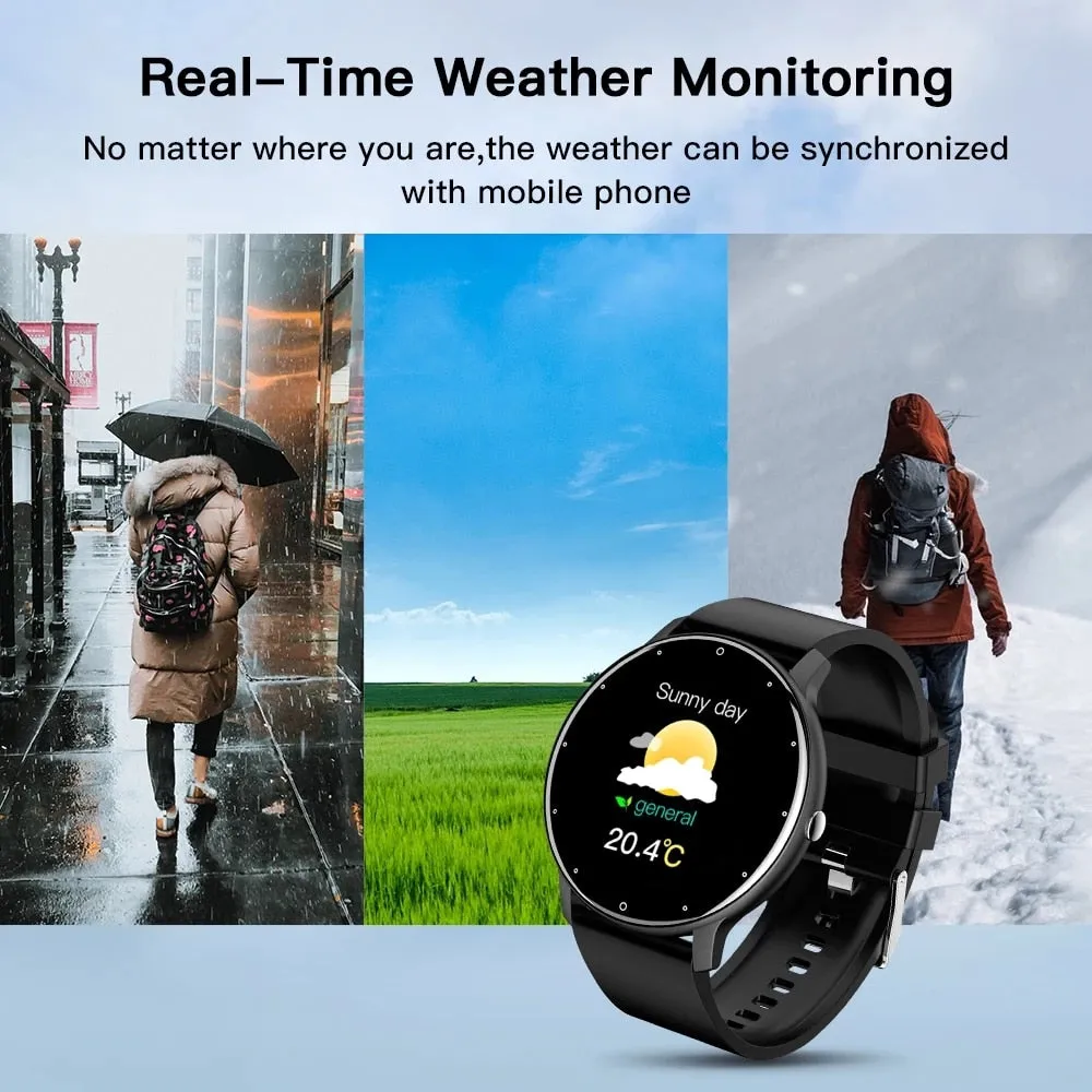 New Smart Watch Men Full Touch Fitness Tracker IP67 waterproof Sports Fitness Watch Ladies Smartwatch for Xiaomi phones Box