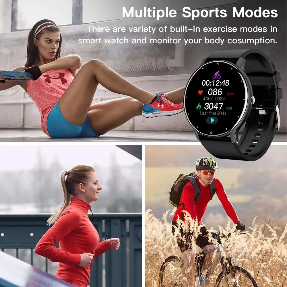 New Smart Watch Men Full Touch Fitness Tracker IP67 waterproof Sports Fitness Watch Ladies Smartwatch for Xiaomi phones Box