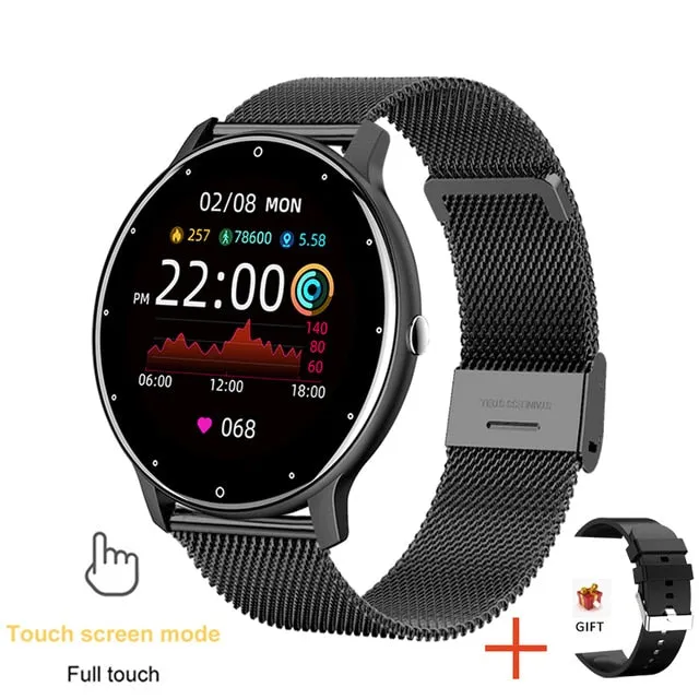 New Smart Watch Men Full Touch Fitness Tracker IP67 waterproof Sports Fitness Watch Ladies Smartwatch for Xiaomi phones Box